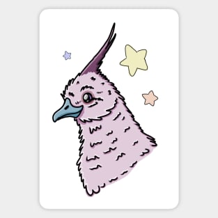 Crested Pigeon || Pretty in Pastels Magnet